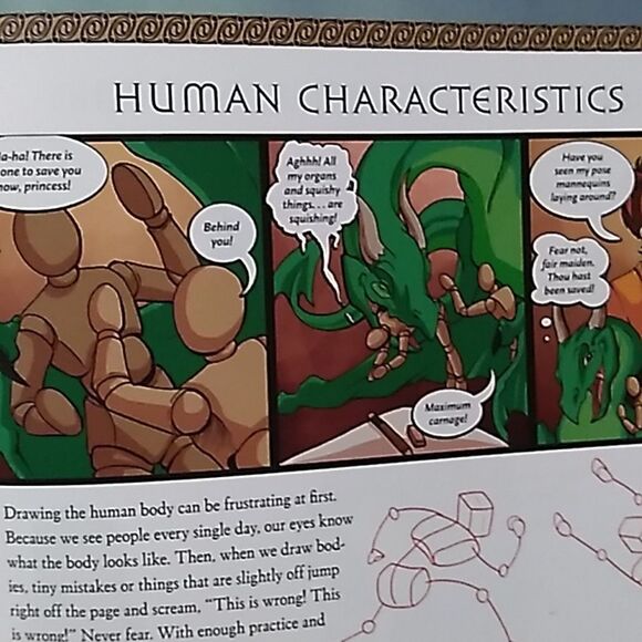 DragonArt Fantasy Characters how to draw fantastic beings guidebook paperback - Picture 8 of 16